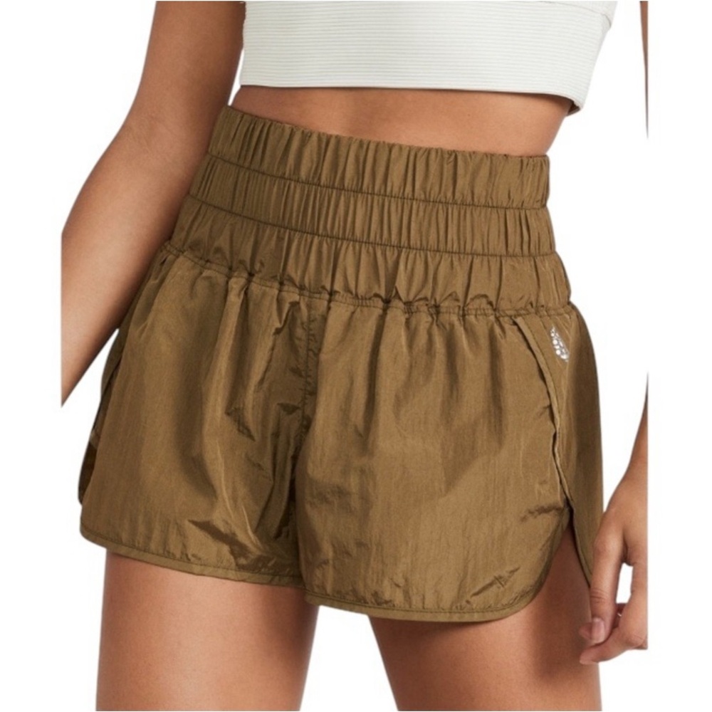 Free People NWT Medium The Way Home Shorts  army free People movement - Picture 4 of 16